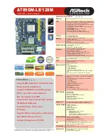 ASROCK A785GM-LE128M Brochure предпросмотр