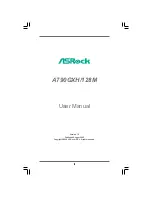 Предварительный просмотр 1 страницы ASROCK A790GXH 128M - V1.0 User Manual