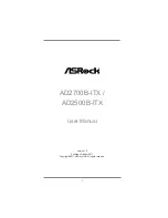 ASROCK AD2500B-ITX User Manual предпросмотр