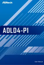 ASROCK ADLD4-P1 User Manual предпросмотр