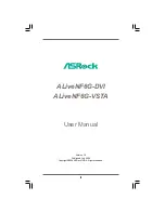 ASROCK ALIVE NFG-DVI User Manual preview