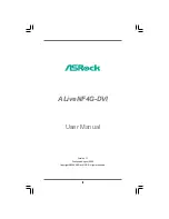 Предварительный просмотр 1 страницы ASROCK ALIVENF4G-DVI User Manual