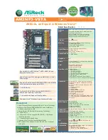 Предварительный просмотр 1 страницы ASROCK AM2NF3-VSTA Specifications