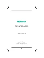 ASROCK AM2NF6G-VSTA User Manual предпросмотр