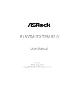 ASROCK B150TM-ITX TPM R2.0 User Manual предпросмотр