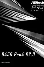 Предварительный просмотр 1 страницы ASROCK B450 Pro4 R2.0 User Manual