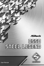 ASROCK B550 STEEL LEGEND User Manual предпросмотр