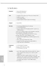 Preview for 3 page of ASROCK CML-HDV/M.2 TPM Manual