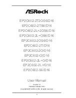 Предварительный просмотр 1 страницы ASROCK EP2C602 Series User Manual