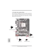 Предварительный просмотр 8 страницы ASROCK FM2A55M-VG3 Quick Installation Manual