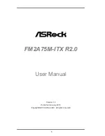 ASROCK FM2A75M-ITX R2.0 User Manual предпросмотр