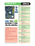 Предварительный просмотр 1 страницы ASROCK G31M-GS - R2.0 Brochure