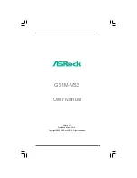 ASROCK G31M-VS2 User Manual предпросмотр