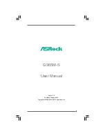 ASROCK G965M-S User Manual предпросмотр