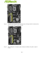 Предварительный просмотр 5 страницы ASROCK H110 Pro BTC+ Installation Manual