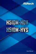 ASROCK H510M-HDV User Manual предпросмотр