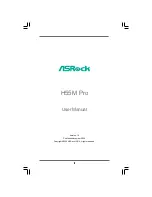 Предварительный просмотр 1 страницы ASROCK H55DE3 User Manual