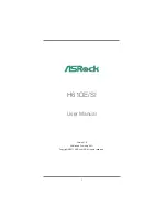 ASROCK H61DE/SI User Manual предпросмотр