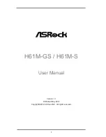 ASROCK H61DVR-5P User Manual предпросмотр