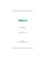 Preview for 1 page of ASROCK H67DE User Manual