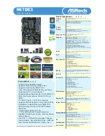 ASROCK H67DE3 Brochure & Specs предпросмотр