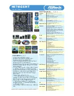 Preview for 1 page of ASROCK H67M-GE Brochure & Specs