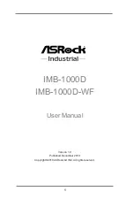 Предварительный просмотр 1 страницы ASROCK IMB-1000D User Manual