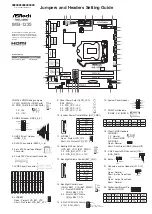 Preview for 1 page of ASROCK IMB-1225 Settings Manual