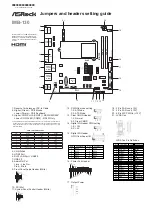 ASROCK IMB-130 Jumpers And Headers Setting Manual предпросмотр