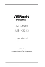 Предварительный просмотр 1 страницы ASROCK IMB-1313 User Manual