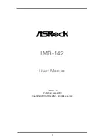 Предварительный просмотр 1 страницы ASROCK IMB-142 User Manual