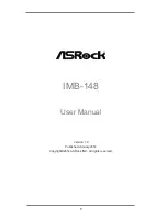 ASROCK IMB-148 User Manual предпросмотр