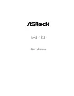 Preview for 1 page of ASROCK IMB-153 User Manual