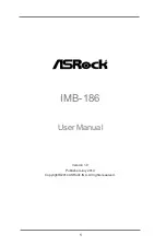 ASROCK IMB-186 User Manual предпросмотр