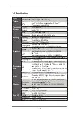 Предварительный просмотр 6 страницы ASROCK IMB-X1233-WV User Manual