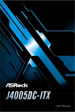 Предварительный просмотр 1 страницы ASROCK J4005DC-ITX User Manual