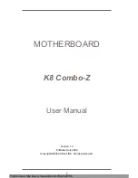 Предварительный просмотр 2 страницы ASROCK K8 COMBO-Z User Manual