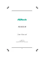 Предварительный просмотр 1 страницы ASROCK K8A8X-M User Manual