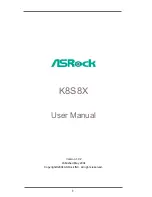 ASROCK K8S8X User Manual предпросмотр