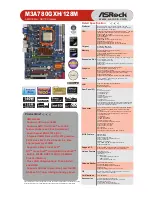 ASROCK M3A780GXH/128M Brochure предпросмотр