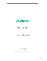 ASROCK M810LMR User Manual предпросмотр