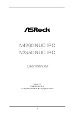 Предварительный просмотр 1 страницы ASROCK N3350-NUC IPC User Manual