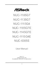 Предварительный просмотр 1 страницы ASROCK NUC-1115G4 User Manual