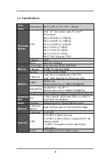 Предварительный просмотр 6 страницы ASROCK NUC-1215U User Manual