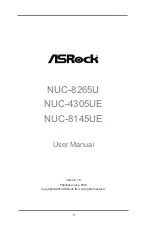 Предварительный просмотр 1 страницы ASROCK NUC-4305UE User Manual