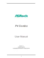 ASROCK P4 COMBO User Manual предпросмотр