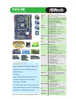 ASROCK P41C-DE Brochure предпросмотр