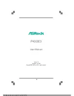 Предварительный просмотр 2 страницы ASROCK P43DE3 User Manual