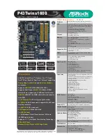 ASROCK P43TWINS1600 Brochure preview