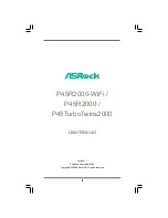 Предварительный просмотр 1 страницы ASROCK P45R2000 User Manual